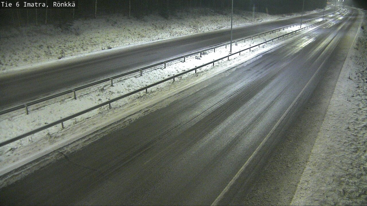 Weather Camera Image Road 6 Imatra, Rönkkä, Imatra, Etelä-Karjala