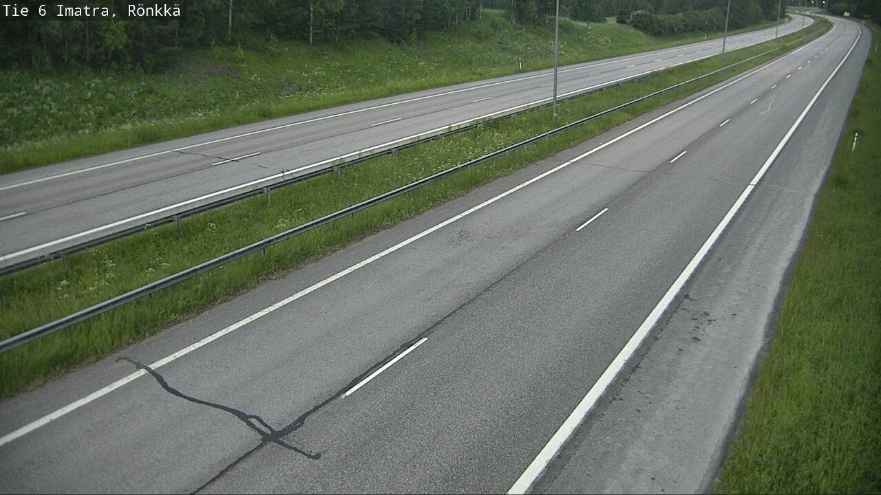 Weather Camera Image Väg 6 Imatra, Rönkkä, Imatra, Etelä-Karjala