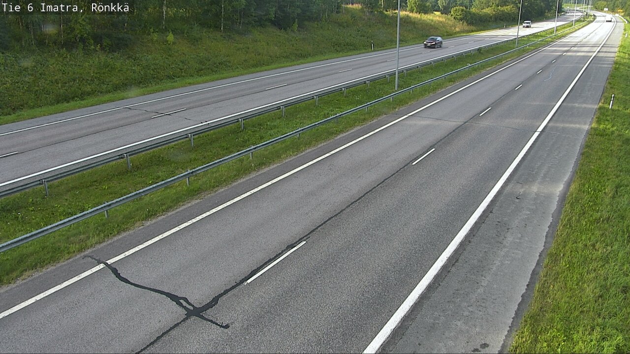 Weather Camera Image Väg 6 Imatra, Rönkkä, Imatra, Etelä-Karjala