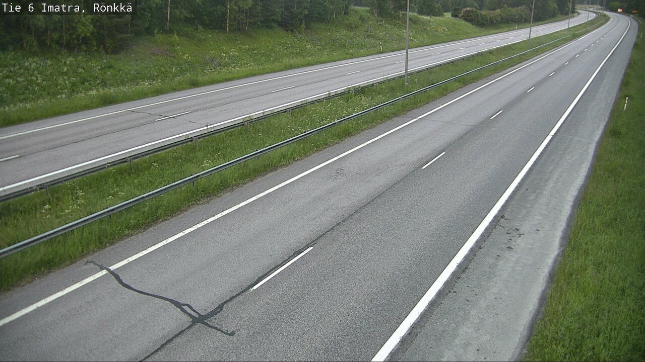 Weather Camera Image Väg 6 Imatra, Rönkkä, Imatra, Etelä-Karjala