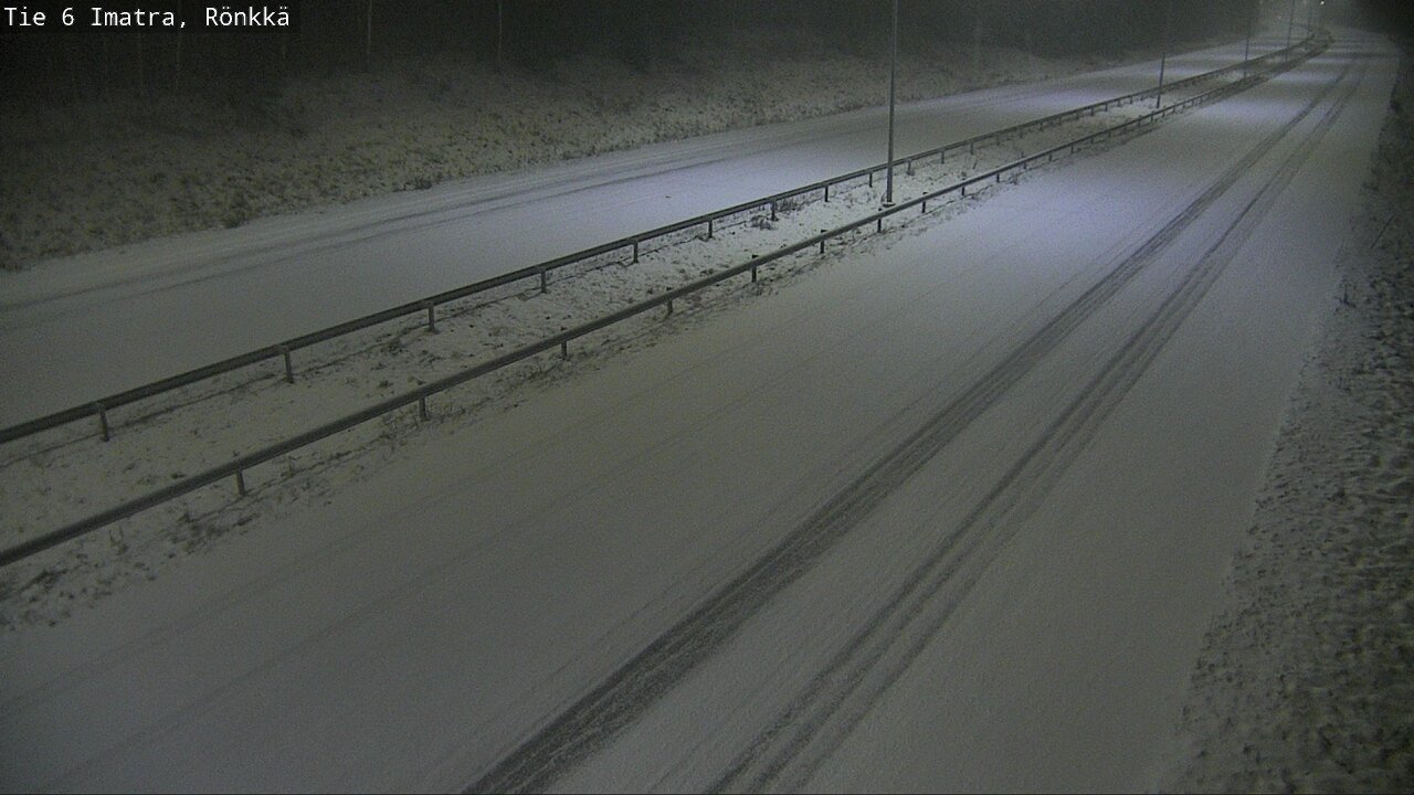 Weather Camera Image Väg 6 Imatra, Rönkkä, Imatra, Etelä-Karjala