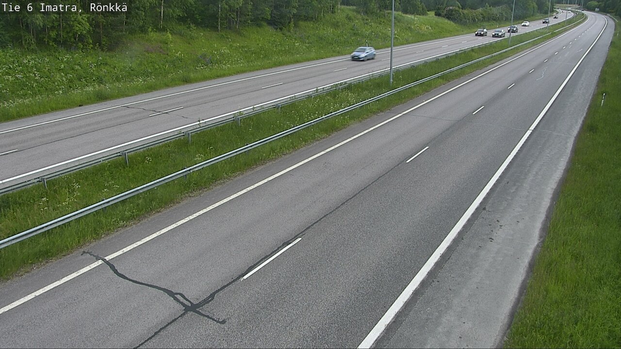 Weather Camera Image Väg 6 Imatra, Rönkkä, Imatra, Etelä-Karjala