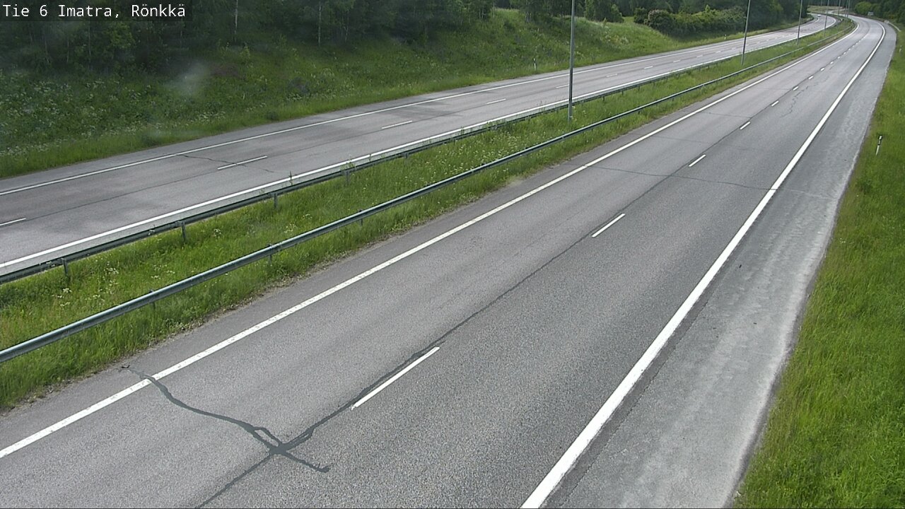 Weather Camera Image Väg 6 Imatra, Rönkkä, Imatra, Etelä-Karjala