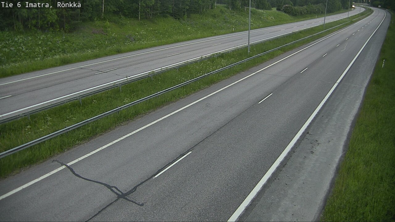 Weather Camera Image Väg 6 Imatra, Rönkkä, Imatra, Etelä-Karjala