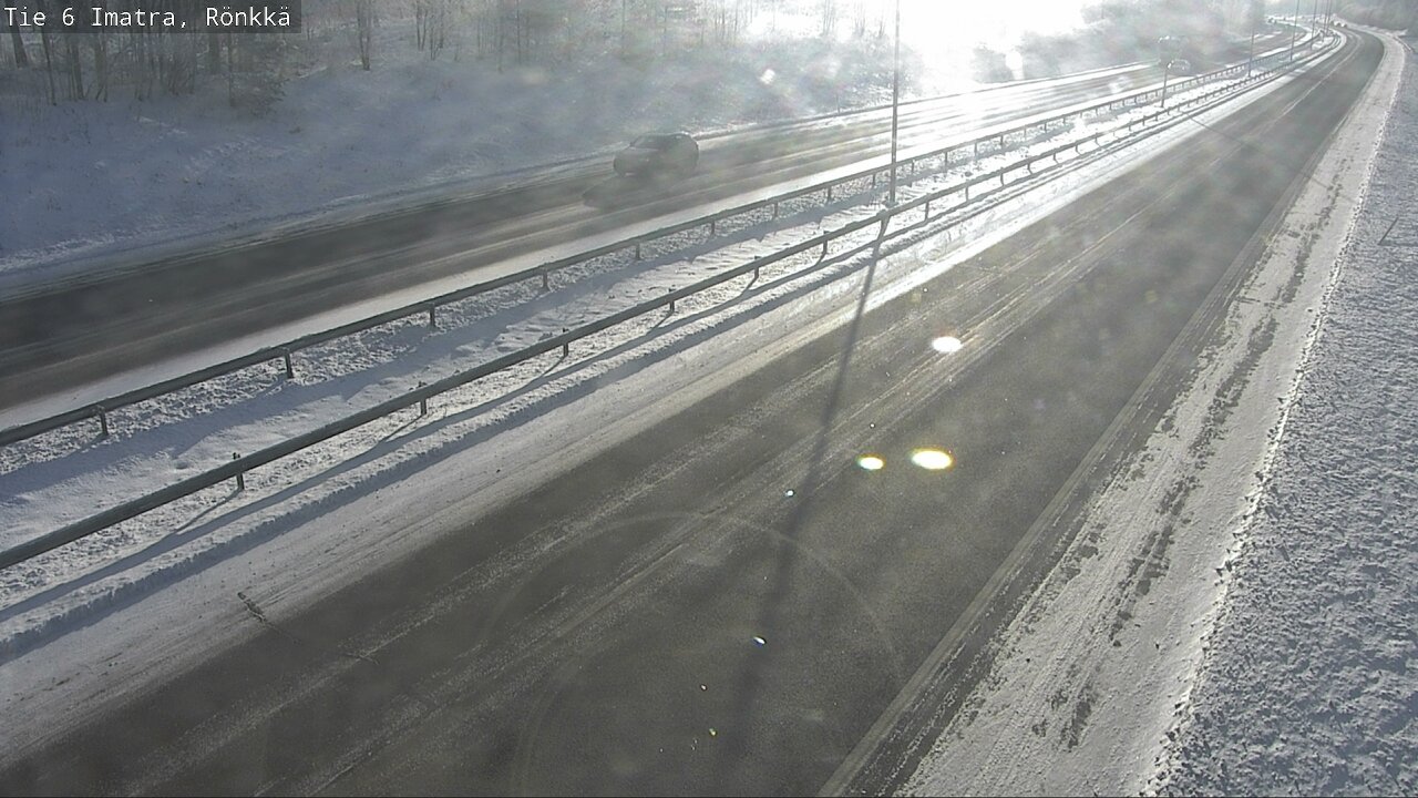 Weather Camera Image Väg 6 Imatra, Rönkkä, Imatra, Etelä-Karjala