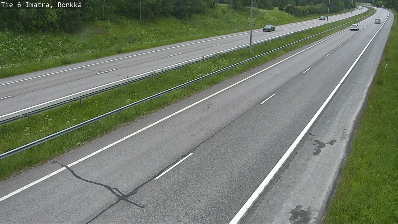 Weather Camera Image Väg 6 Imatra, Rönkkä, Imatra, Etelä-Karjala