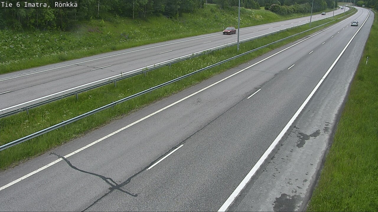 Weather Camera Image Väg 6 Imatra, Rönkkä, Imatra, Etelä-Karjala