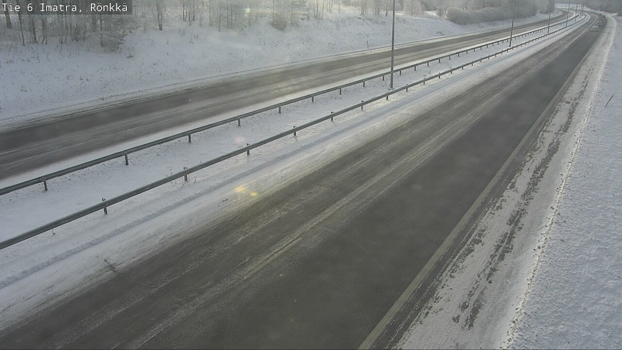 Weather Camera Image Väg 6 Imatra, Rönkkä, Imatra, Etelä-Karjala