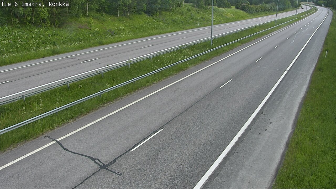 Weather Camera Image Väg 6 Imatra, Rönkkä, Imatra, Etelä-Karjala