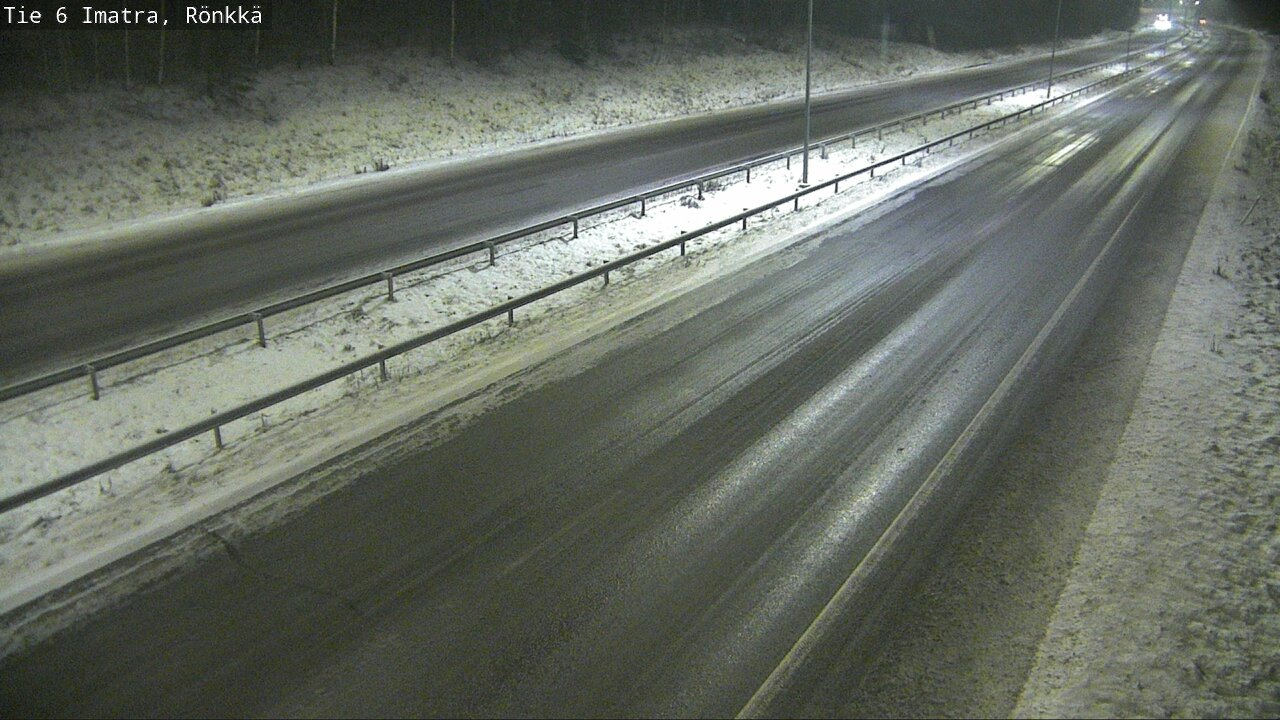 Weather Camera Image Road 6 Imatra, Rönkkä, Imatra, Etelä-Karjala