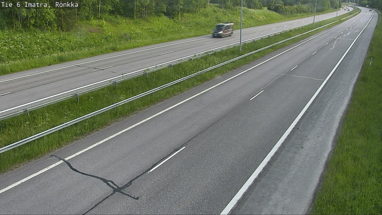 Weather Camera Image Väg 6 Imatra, Rönkkä, Imatra, Etelä-Karjala