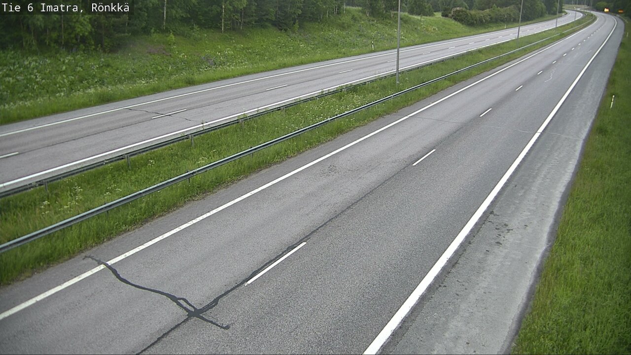 Weather Camera Image Väg 6 Imatra, Rönkkä, Imatra, Etelä-Karjala