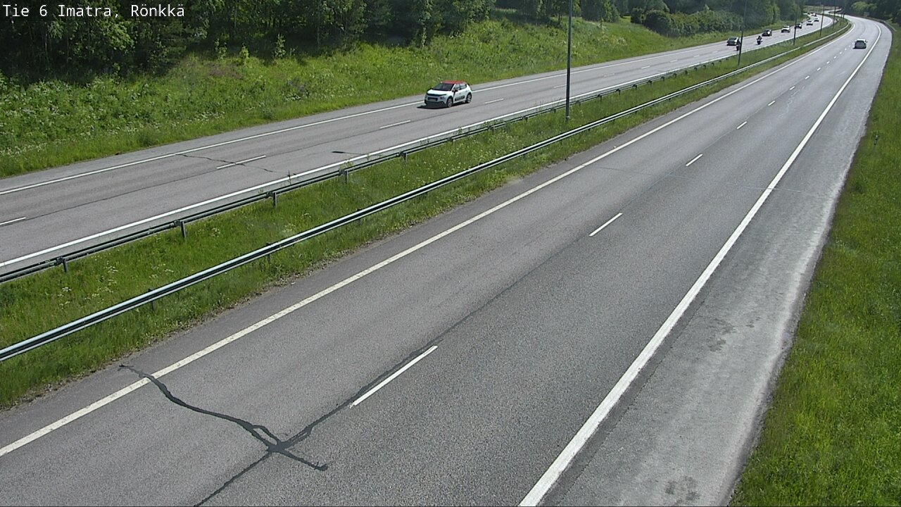 Weather Camera Image Väg 6 Imatra, Rönkkä, Imatra, Etelä-Karjala