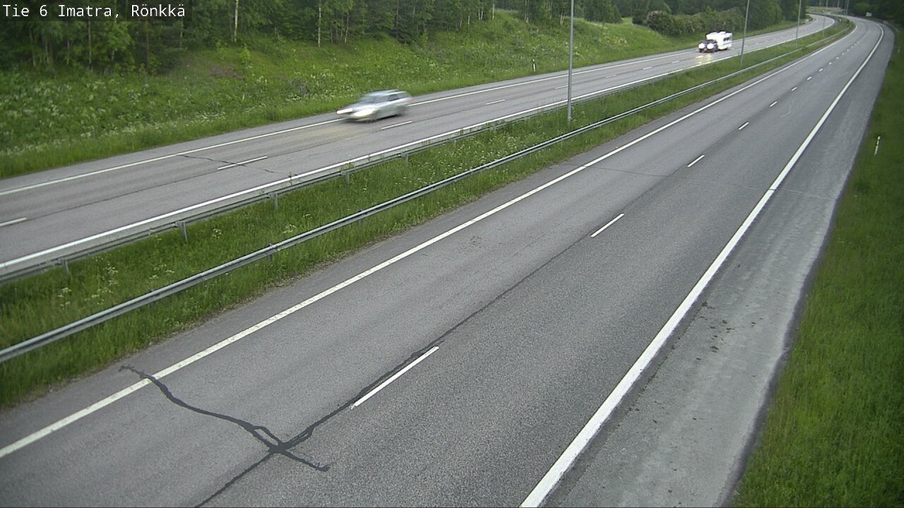 Weather Camera Image Väg 6 Imatra, Rönkkä, Imatra, Etelä-Karjala