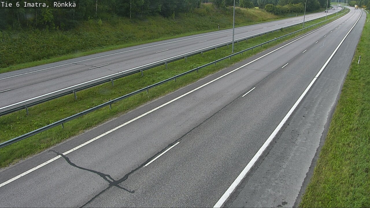 Weather Camera Image Väg 6 Imatra, Rönkkä, Imatra, Etelä-Karjala