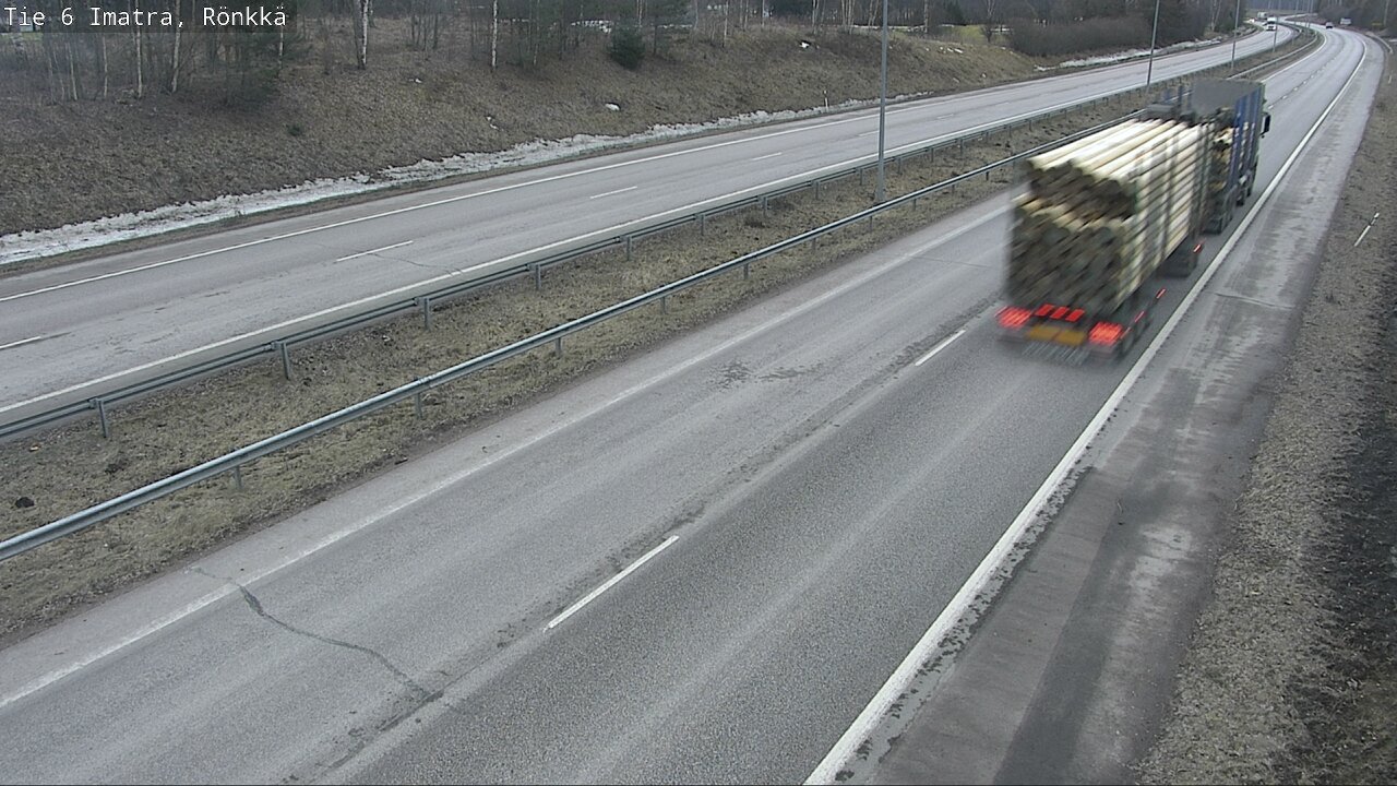 Weather Camera Image Road 6 Imatra, Rönkkä, Imatra, Etelä-Karjala