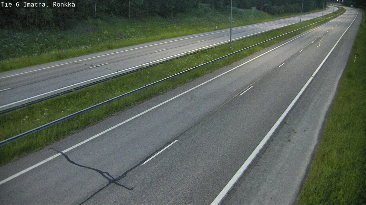Weather Camera Image Väg 6 Imatra, Rönkkä, Imatra, Etelä-Karjala