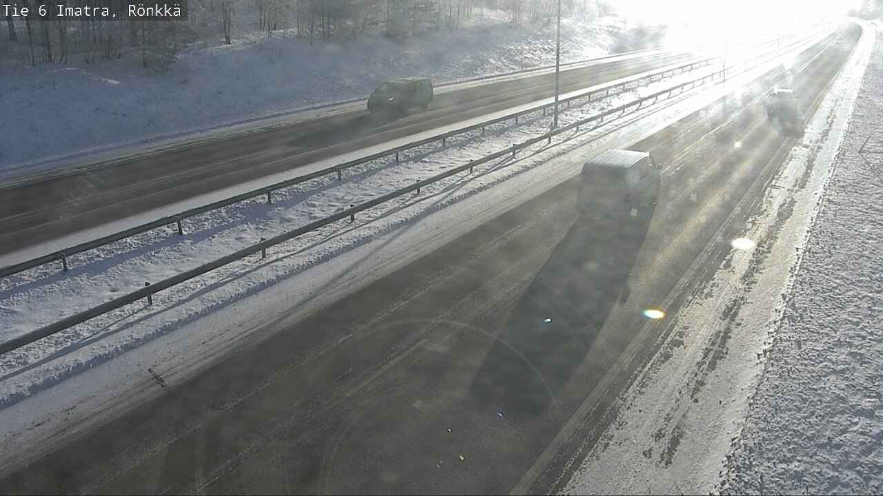 Weather Camera Image Väg 6 Imatra, Rönkkä, Imatra, Etelä-Karjala