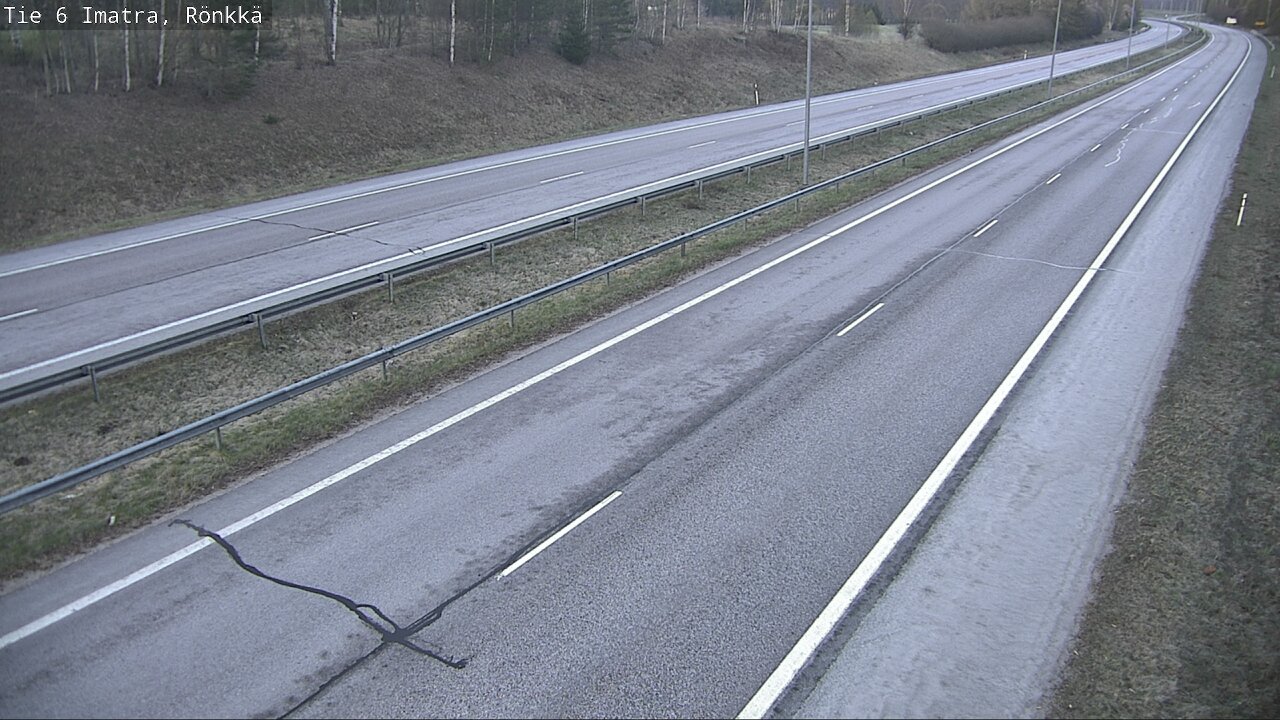 Weather Camera Image Väg 6 Imatra, Rönkkä, Imatra, Etelä-Karjala