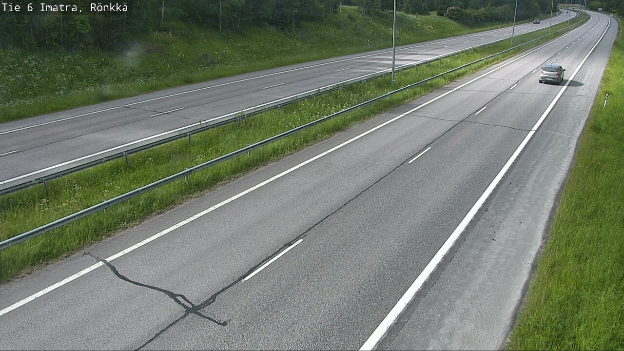 Weather Camera Image Väg 6 Imatra, Rönkkä, Imatra, Etelä-Karjala