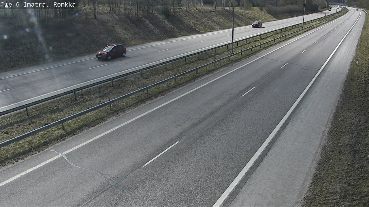 Weather Camera Image Väg 6 Imatra, Rönkkä, Imatra, Etelä-Karjala