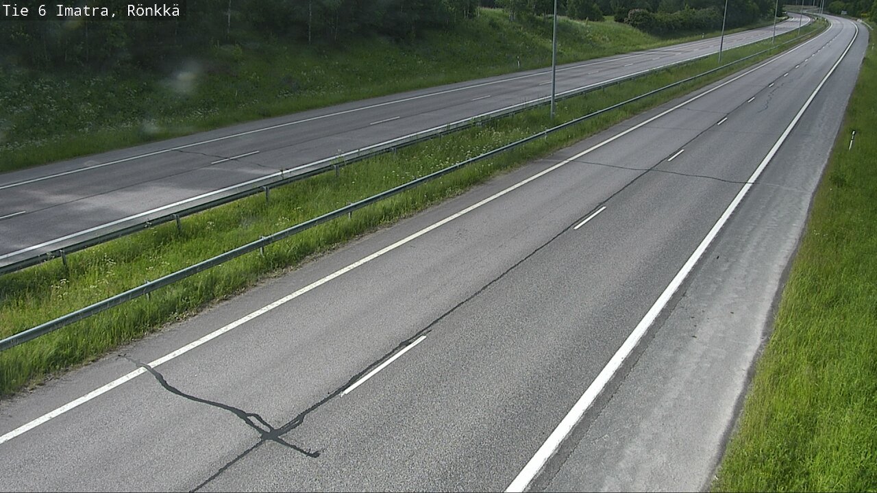 Weather Camera Image Väg 6 Imatra, Rönkkä, Imatra, Etelä-Karjala