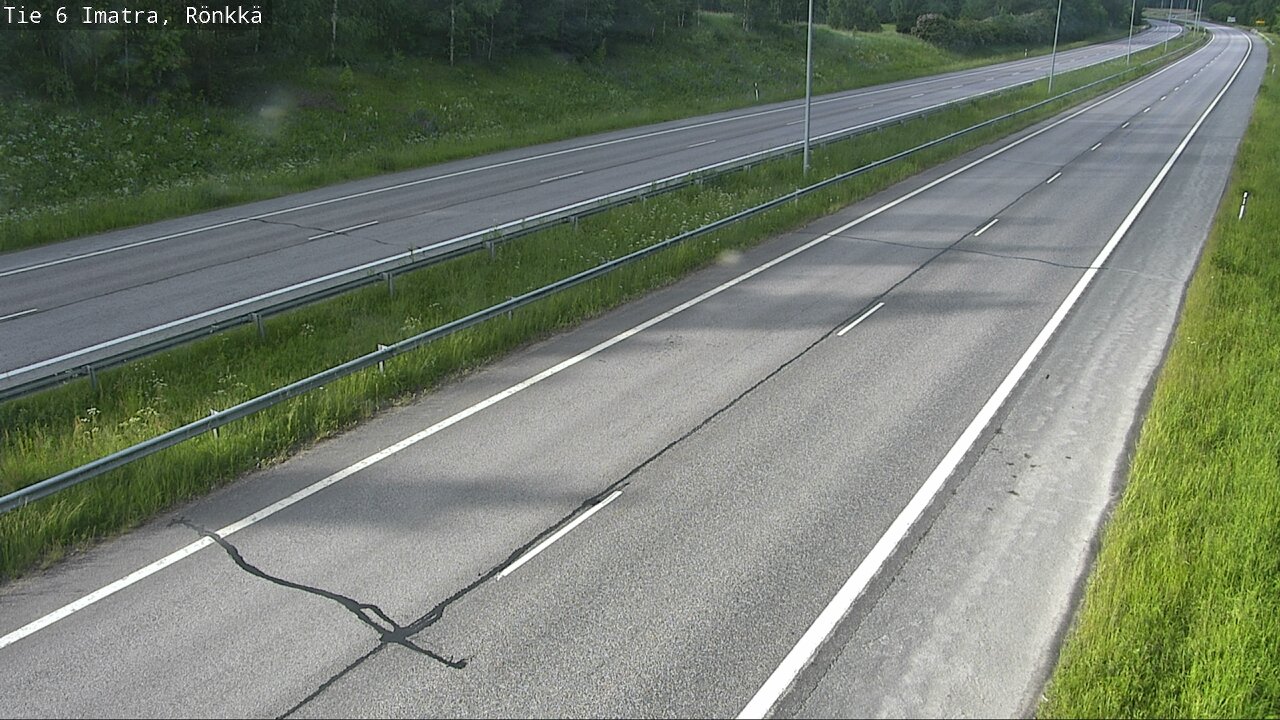 Weather Camera Image Väg 6 Imatra, Rönkkä, Imatra, Etelä-Karjala