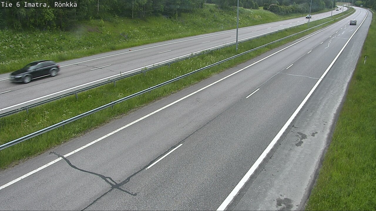 Weather Camera Image Väg 6 Imatra, Rönkkä, Imatra, Etelä-Karjala