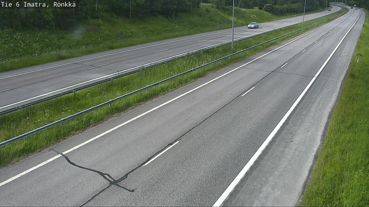 Weather Camera Image Väg 6 Imatra, Rönkkä, Imatra, Etelä-Karjala