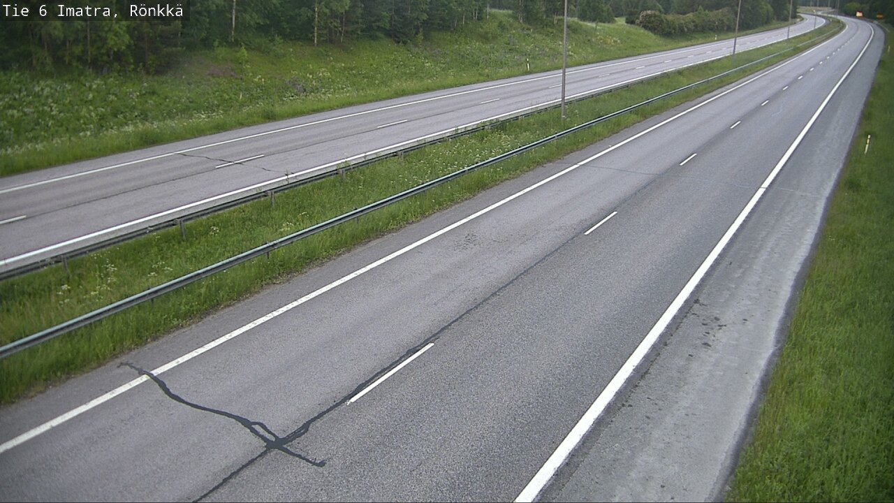 Weather Camera Image Väg 6 Imatra, Rönkkä, Imatra, Etelä-Karjala