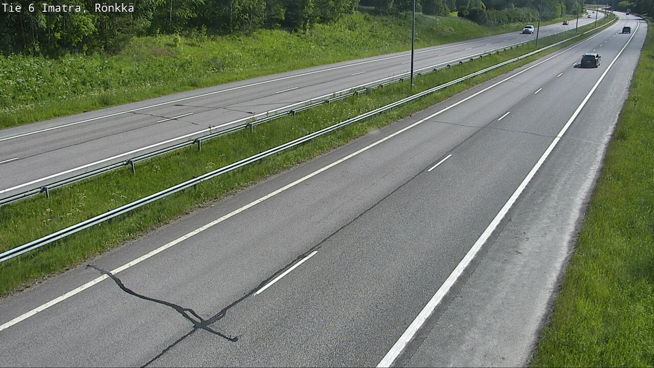 Weather Camera Image Väg 6 Imatra, Rönkkä, Imatra, Etelä-Karjala