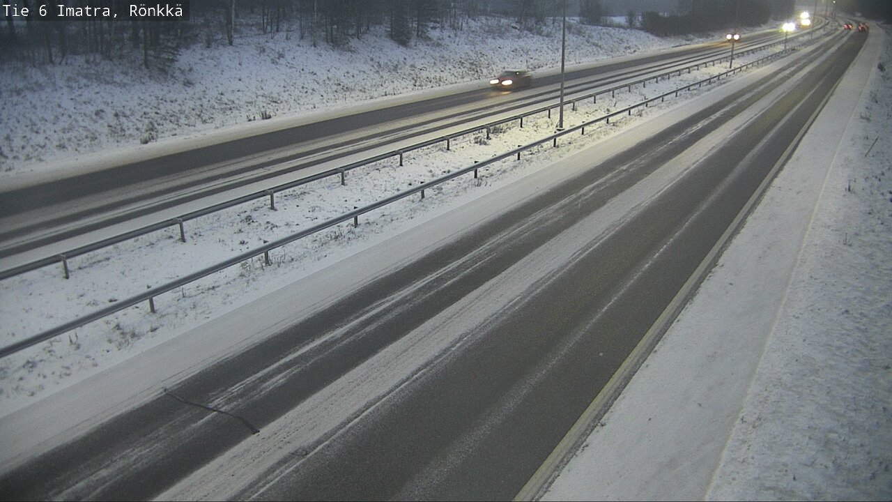 Weather Camera Image Road 6 Imatra, Rönkkä, Imatra, Etelä-Karjala