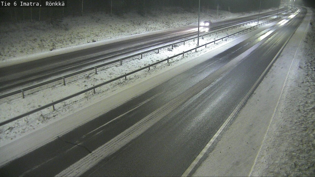 Weather Camera Image Road 6 Imatra, Rönkkä, Imatra, Etelä-Karjala