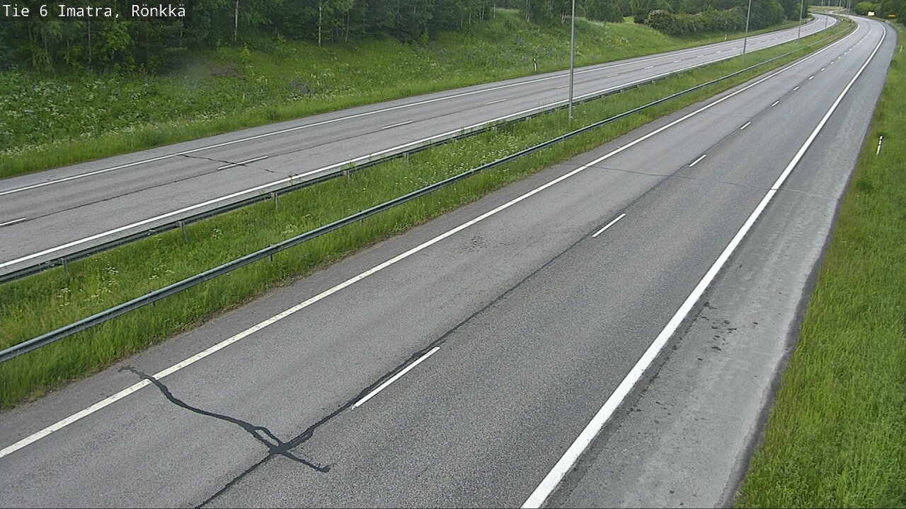 Weather Camera Image Väg 6 Imatra, Rönkkä, Imatra, Etelä-Karjala