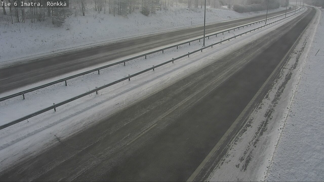 Weather Camera Image Väg 6 Imatra, Rönkkä, Imatra, Etelä-Karjala