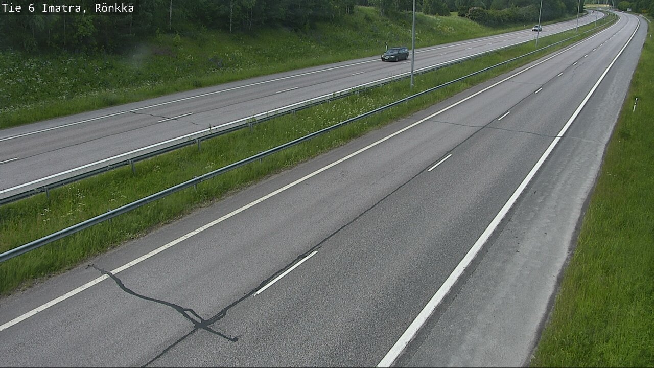 Weather Camera Image Väg 6 Imatra, Rönkkä, Imatra, Etelä-Karjala