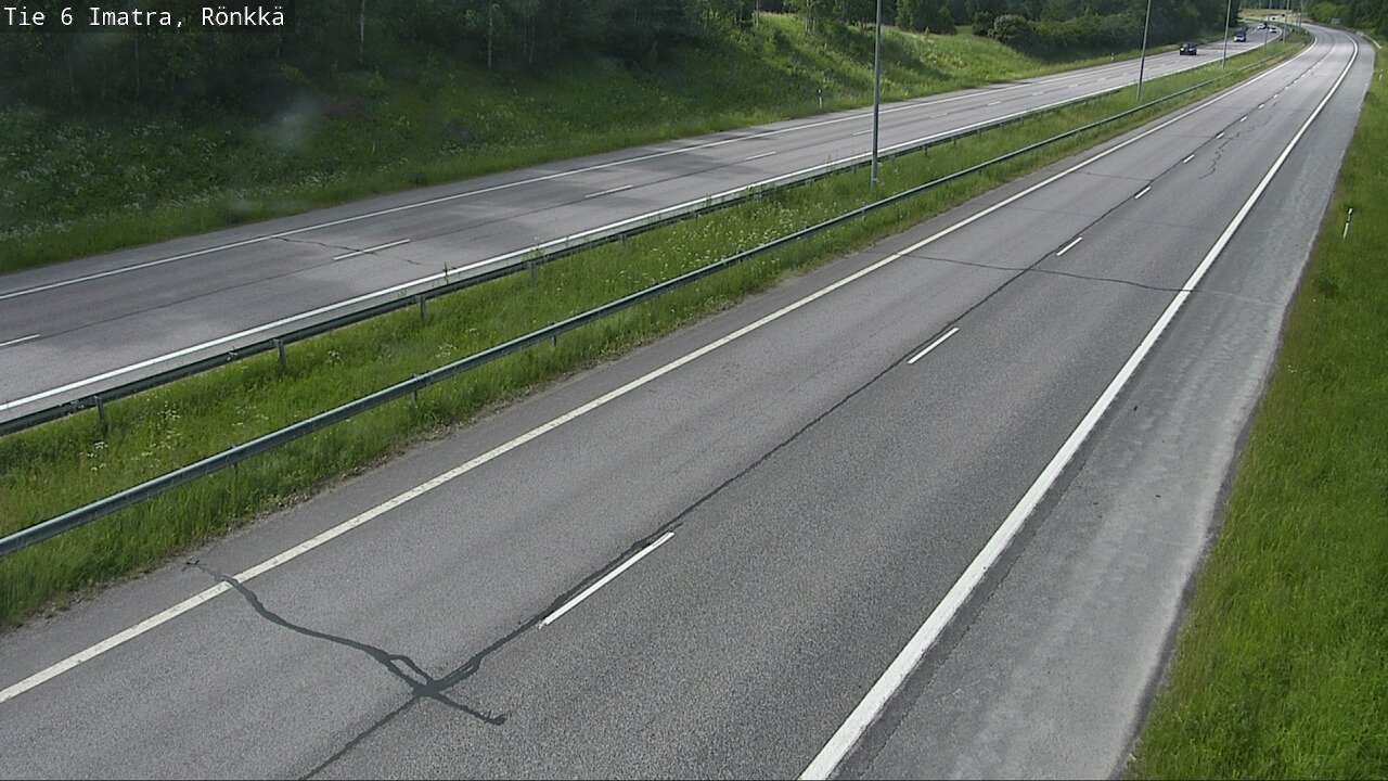 Weather Camera Image Väg 6 Imatra, Rönkkä, Imatra, Etelä-Karjala