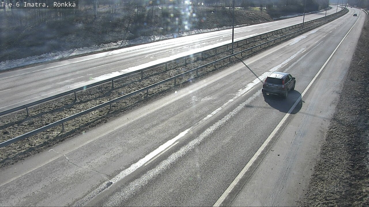 Weather Camera Image Väg 6 Imatra, Rönkkä, Imatra, Etelä-Karjala