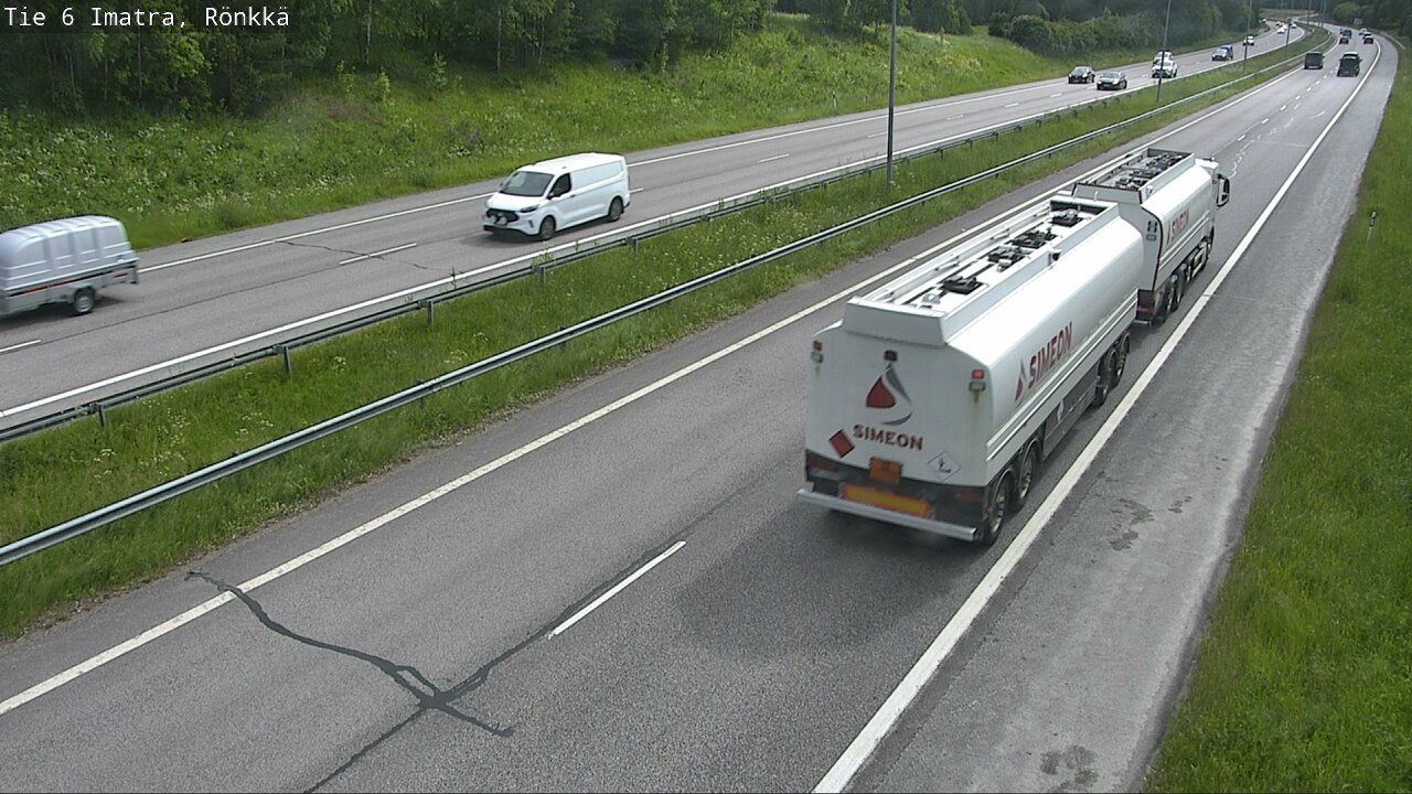 Weather Camera Image Väg 6 Imatra, Rönkkä, Imatra, Etelä-Karjala