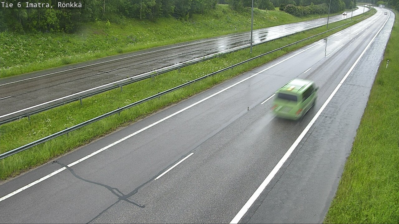 Weather Camera Image Väg 6 Imatra, Rönkkä, Imatra, Etelä-Karjala