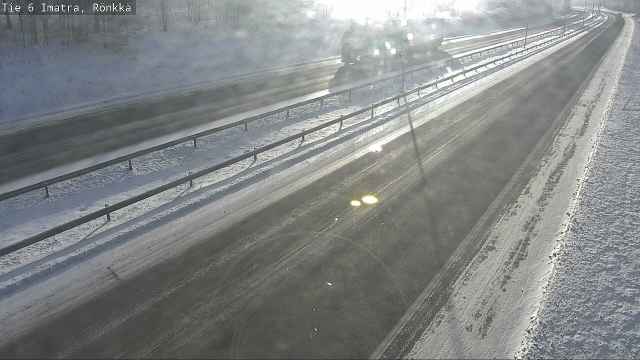 Weather Camera Image Väg 6 Imatra, Rönkkä, Imatra, Etelä-Karjala