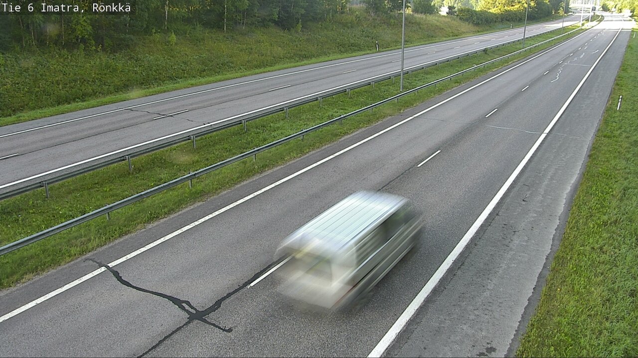 Weather Camera Image Väg 6 Imatra, Rönkkä, Imatra, Etelä-Karjala
