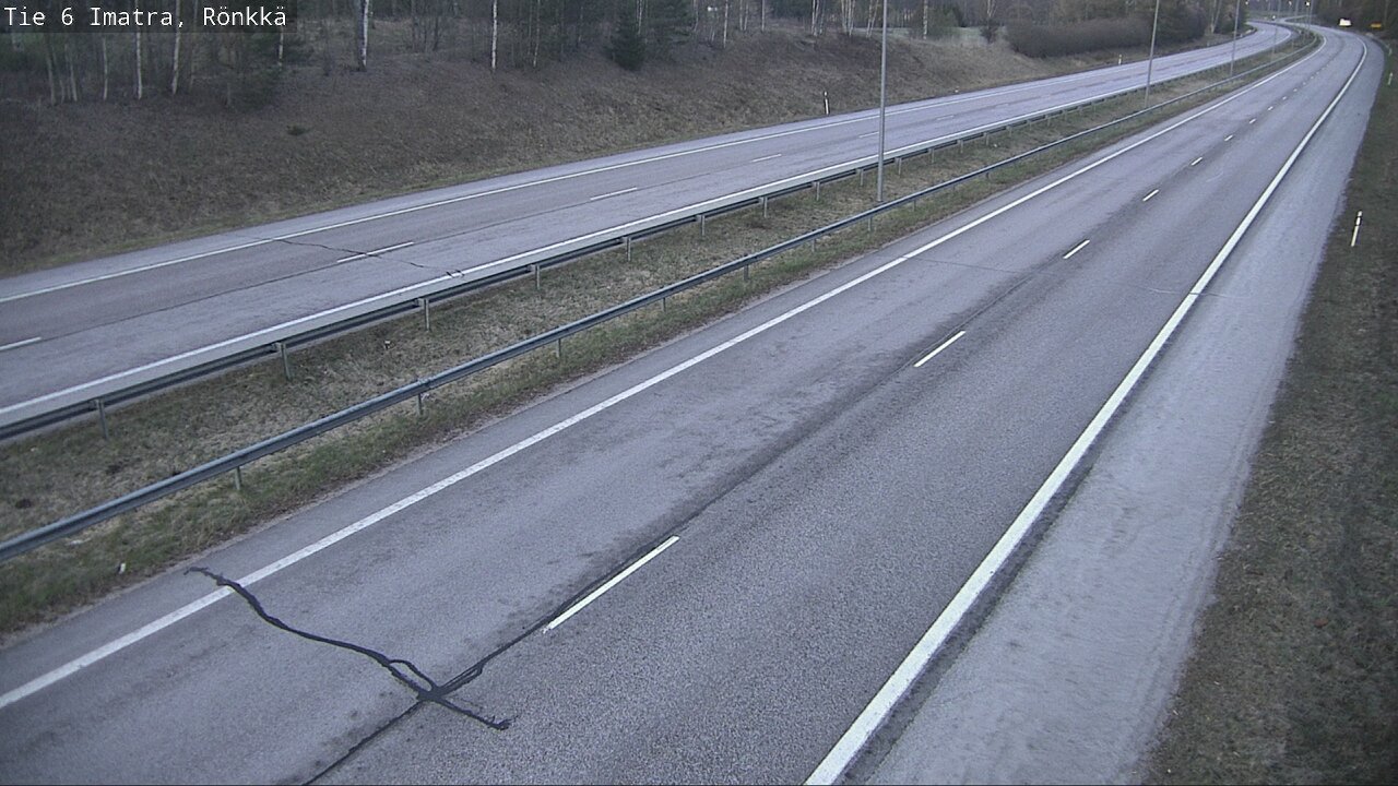 Weather Camera Image Väg 6 Imatra, Rönkkä, Imatra, Etelä-Karjala