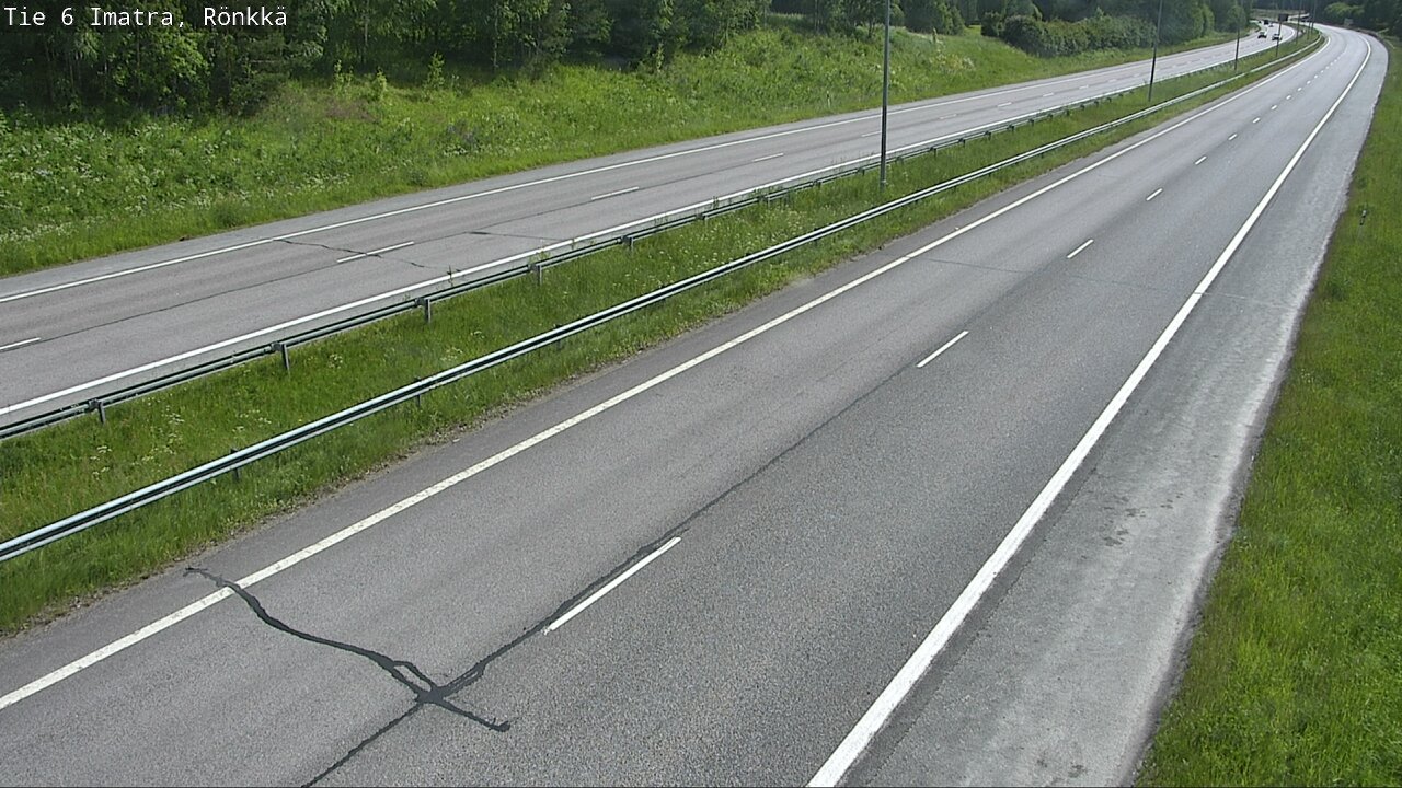 Weather Camera Image Väg 6 Imatra, Rönkkä, Imatra, Etelä-Karjala