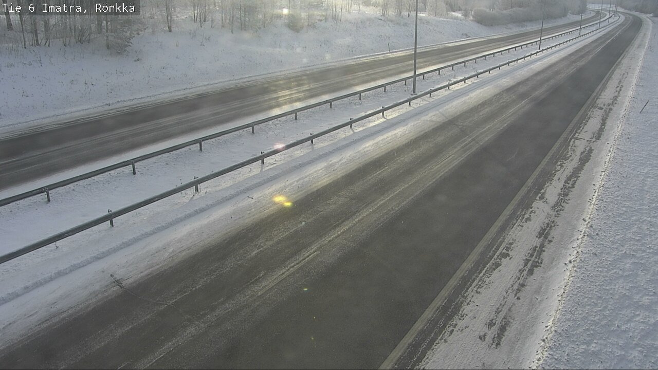 Weather Camera Image Väg 6 Imatra, Rönkkä, Imatra, Etelä-Karjala
