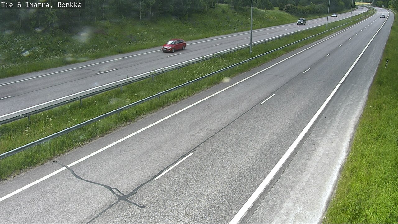 Weather Camera Image Väg 6 Imatra, Rönkkä, Imatra, Etelä-Karjala