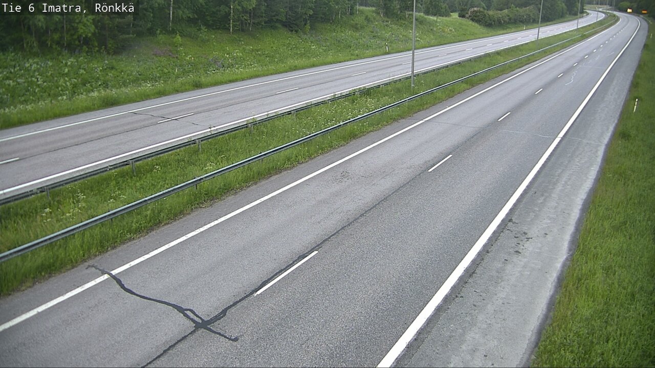 Weather Camera Image Väg 6 Imatra, Rönkkä, Imatra, Etelä-Karjala