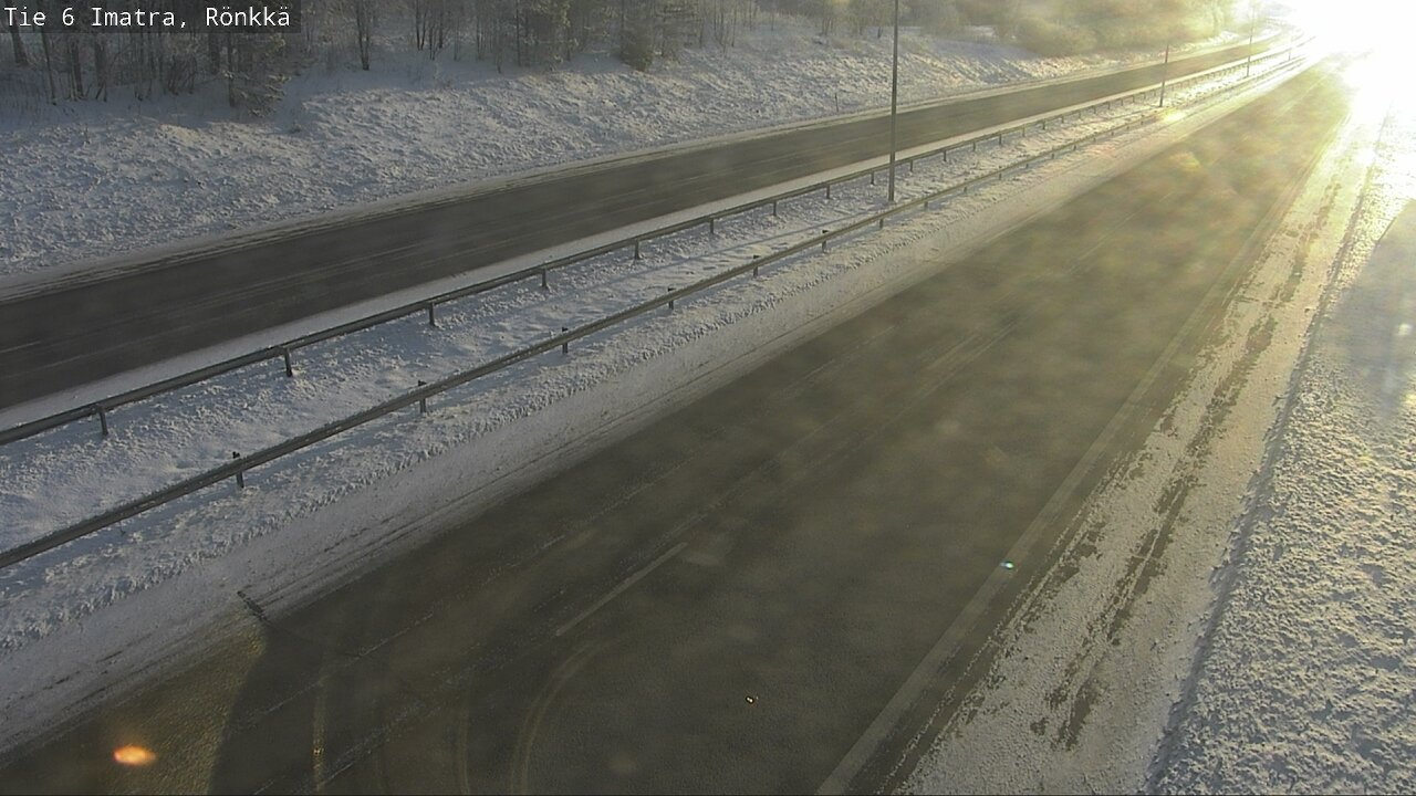 Weather Camera Image Väg 6 Imatra, Rönkkä, Imatra, Etelä-Karjala