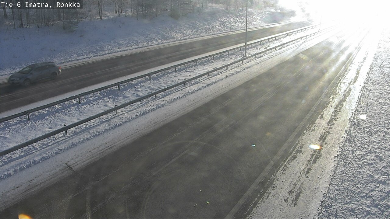 Weather Camera Image Väg 6 Imatra, Rönkkä, Imatra, Etelä-Karjala