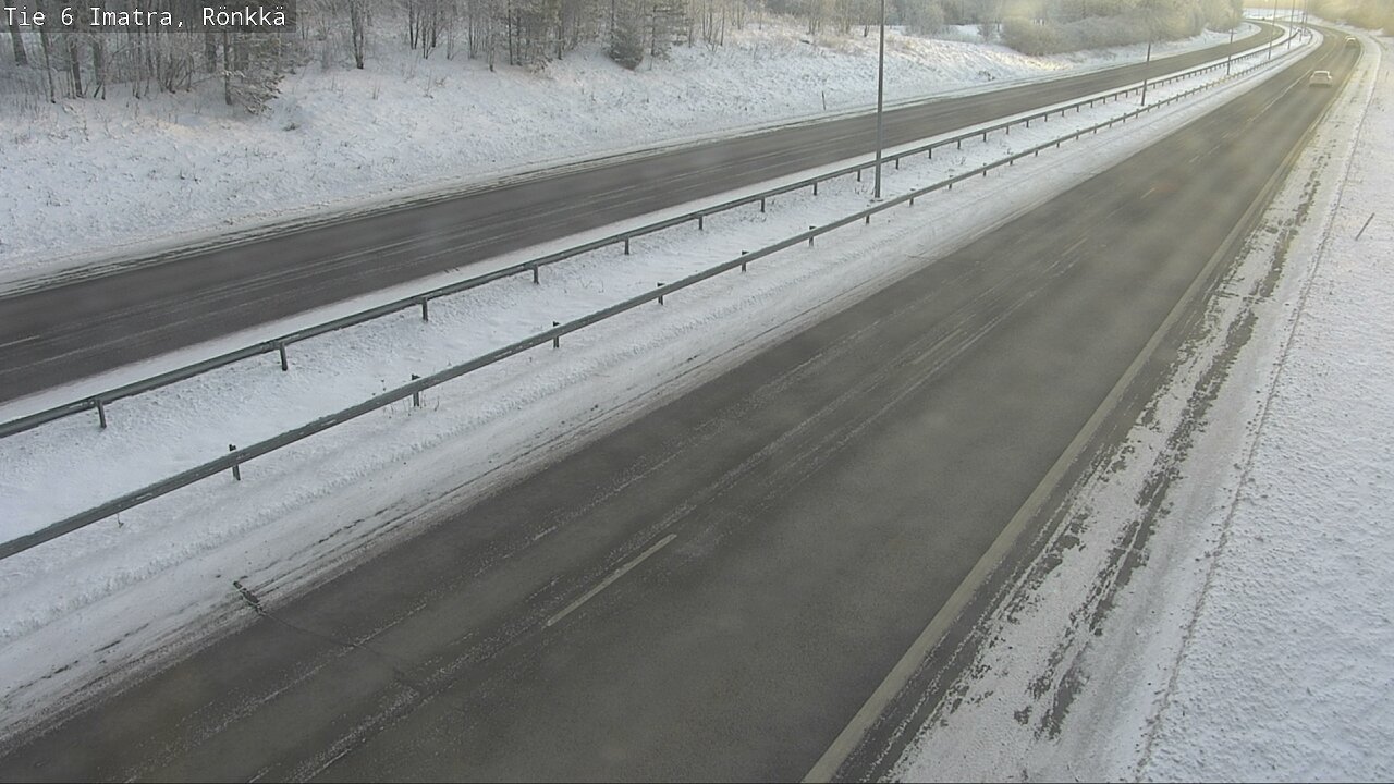 Weather Camera Image Väg 6 Imatra, Rönkkä, Imatra, Etelä-Karjala